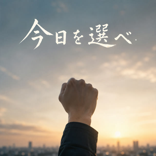 今日を選べ ジャケット